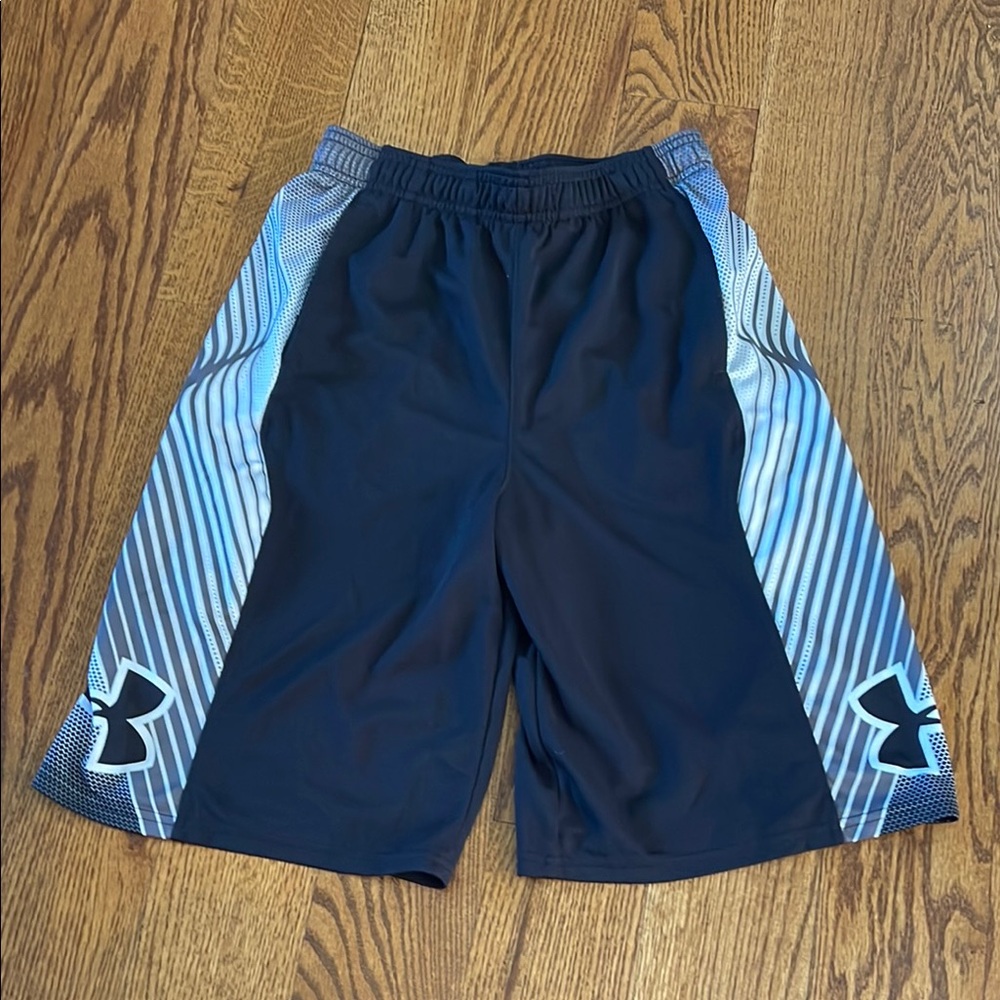 Under Armour Black and Gray Athletic Shorts